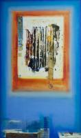afi nafissy: porte bleue 2 (60x100)