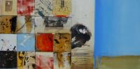 afi nafissy: Larmes bleues (40x80)